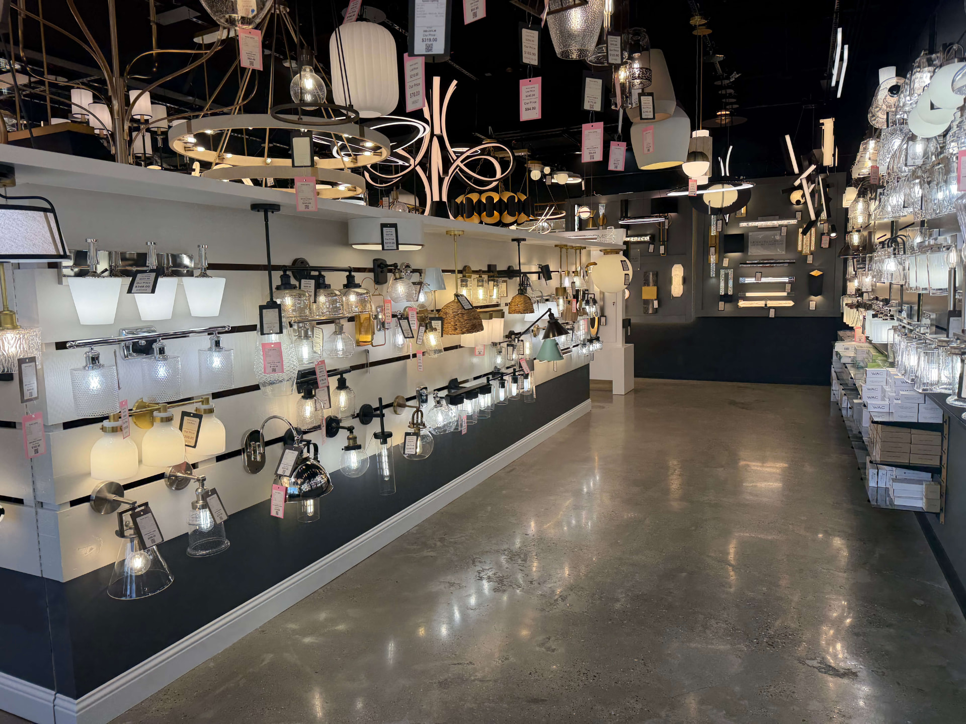 Lighting displays available to compare at Xpress Lighting